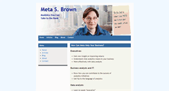Desktop Screenshot of metabrown.com